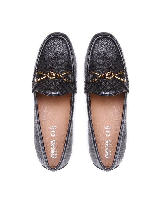 Geox Geox Мокасини D Kosmopolis + Grip D35RCB00046C9999 Черен