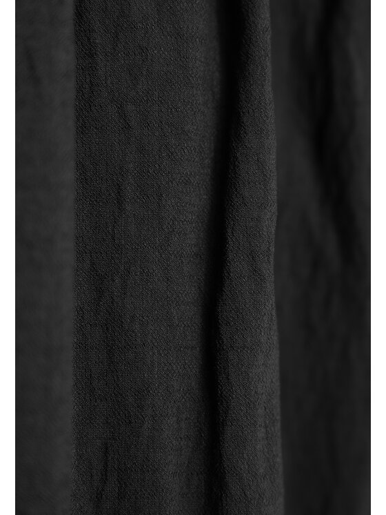 FIGL FIGL Košeľové šaty M1224 Čierna A-Line Fit