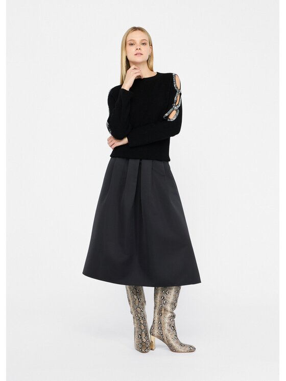 Liu Jo Liu Jo Maglione MF5486MA85Q00137 Nero Regular Fit