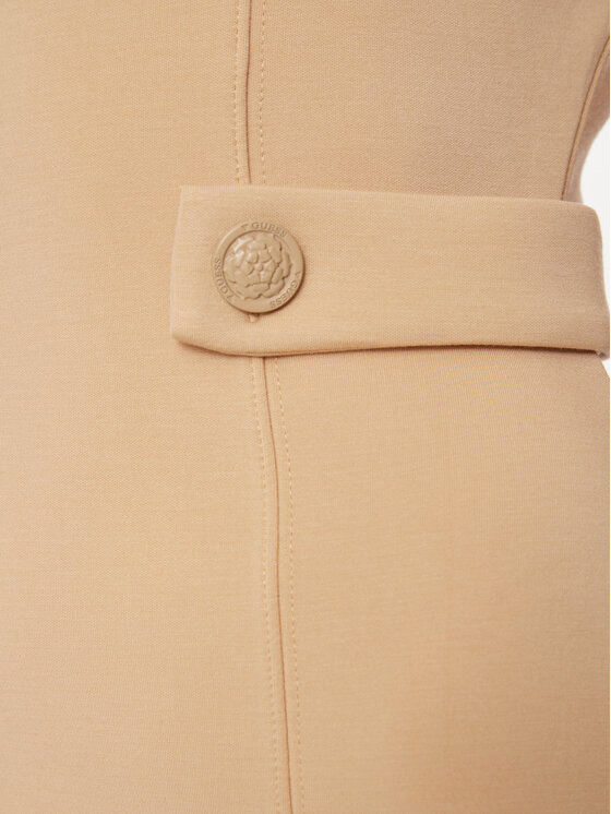 Guess Guess Hétköznapi ruha W4GK89 K7UW2 Bézs Slim Fit
