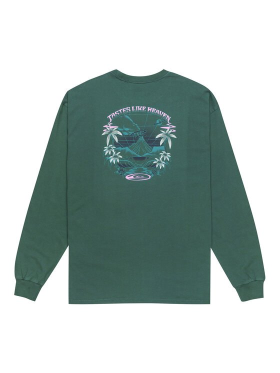 Quiksilver Quiksilver S dlouhým rukávem Hw Hollow Coves EQYZT08202 Zelená Comfort Fit