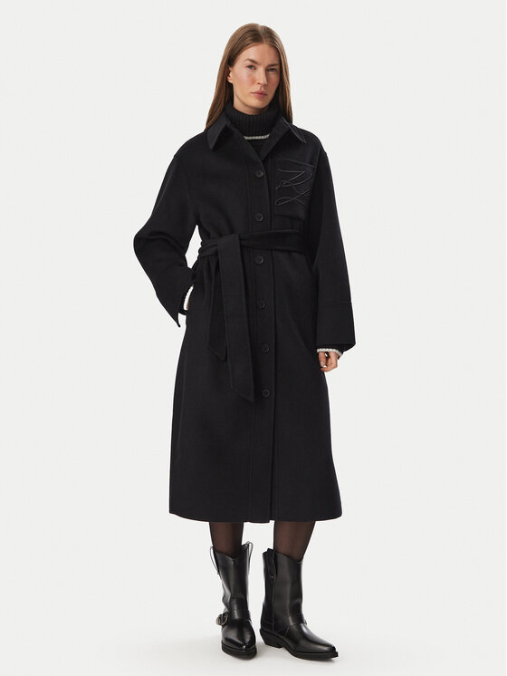 KARL LAGERFELD KARL LAGERFELD Villane mantel B4W15013 Must Regular Fit