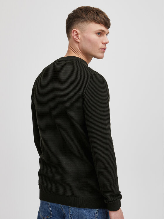 Solid Solid Maglione 21106094 Nero Regular Fit