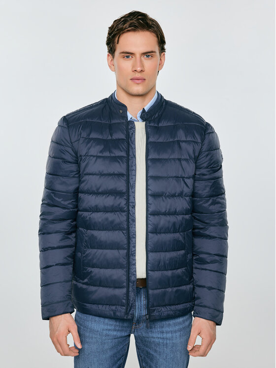 BIG STAR BIG STAR Kurtka zimowa KAMILOS Granatowy Basic Fit