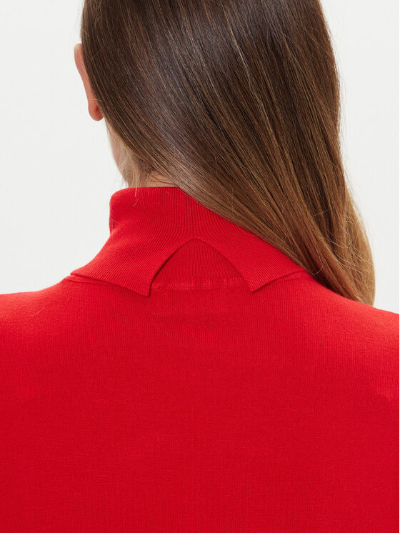 Gaudi Gaudi Rollkragenpullover 521BD53018 Rot Regular Fit