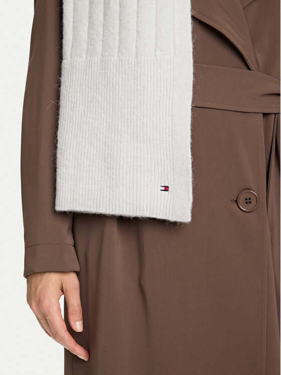 Tommy Hilfiger Tommy Hilfiger Šallīte Flag Fluffy AW0AW17787 Pelēks