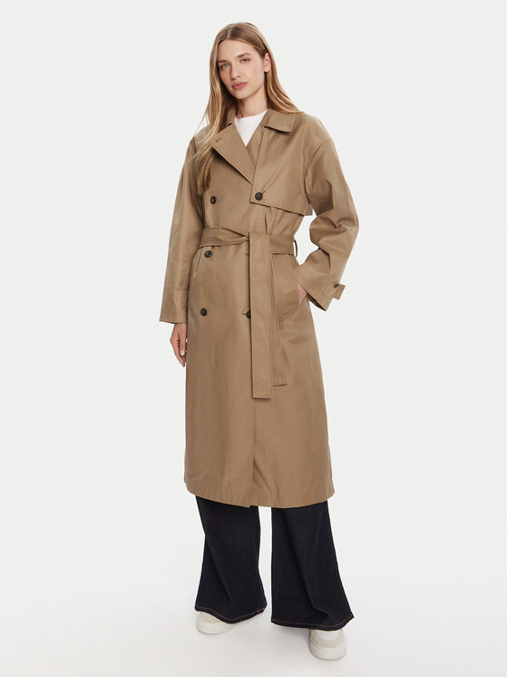 Calvin Klein Calvin Klein Viharkabát LV044C501G Barna Regular Fit