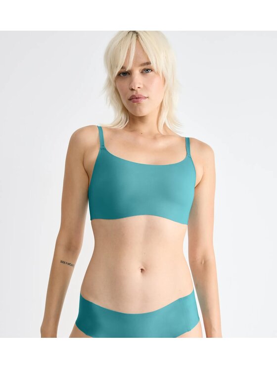 Triumph Triumph Biustonosz sloggi ZERO Feel 2.0 Ultra Bra Niebieski