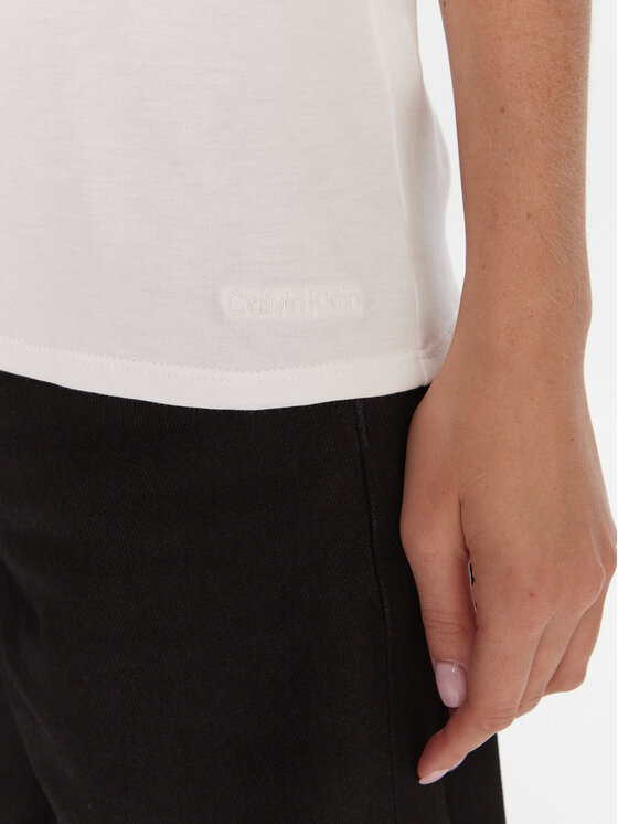 Calvin Klein Calvin Klein Halenka LV044C217G Bílá Slim Fit