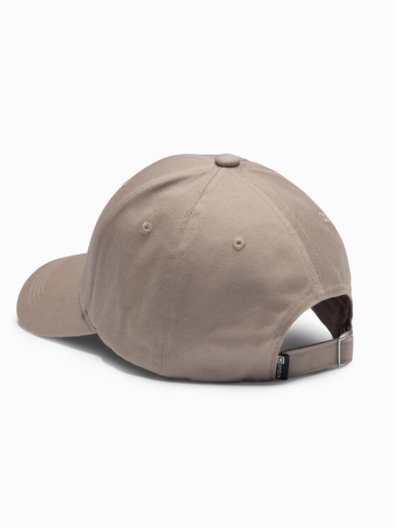 Ombre Ombre Czapka z daszkiem OM-ACCS-0105 Beżowy
