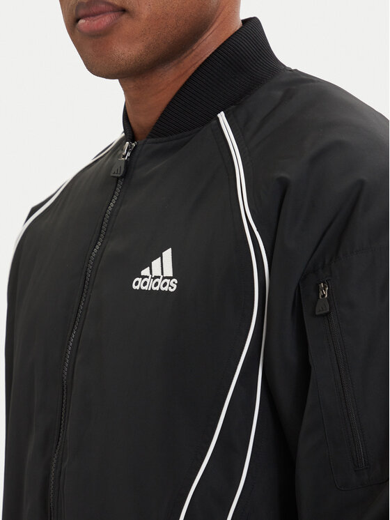 adidas adidas Bomberjacke adicolor Teamgeist KC8358 Schwarz Loose Fit