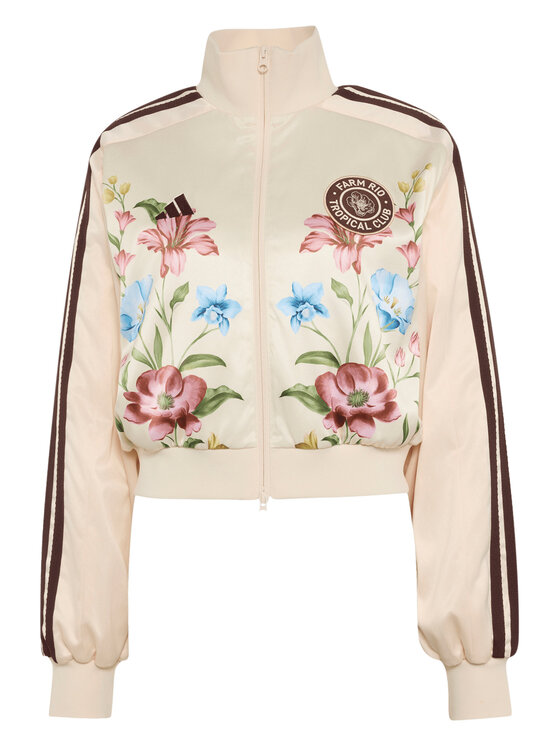 adidas adidas Bluza Adidas X Farm Rio Premium KZ5539 Kremowy Regular Fit