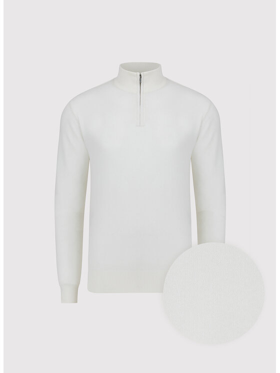 Pako Lorente Pako Lorente Sweter P26WF-2X-024 Biały Straight Fit