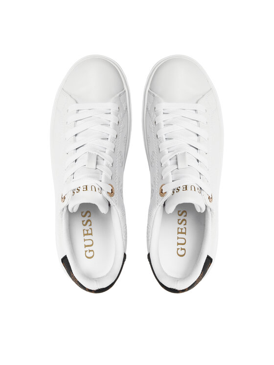 Guess Guess Sneakersy Denesa4 FLPDS4 FAL12 Bílá