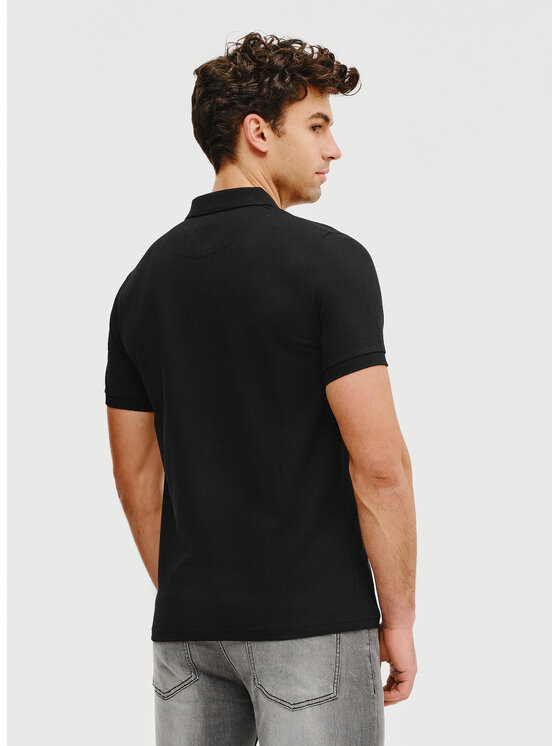 Pako Lorente Pako Lorente Polo P25SF-TX-007 Czarny Slim Fit