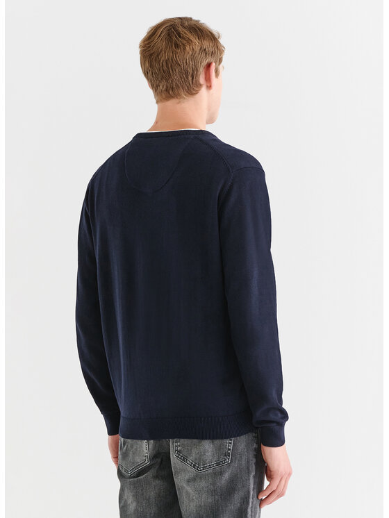 Pako Lorente Pako Lorente Sweter P23WB-2X-011 Granatowy Classic Fit