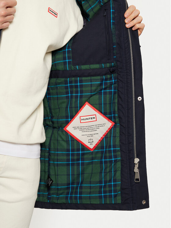 Hunter Hunter Wintermantel HARM0002242 Dunkelblau Regular Fit