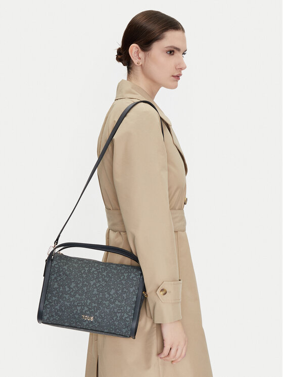 TOUS Geantă City Kaos Mini Lines 2002183848 Gri