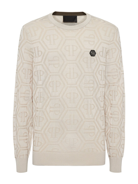 PHILIPP PLEIN PHILIPP PLEIN Longsleeve 22215 Beige Regular Fit