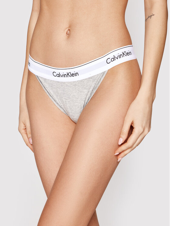 Calvin Klein Underwear Chilot clasic Tanga 000QF4977A Gri