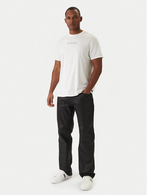 Guess Guess Tričko M6RI02 KBZV1 Biela Regular Fit