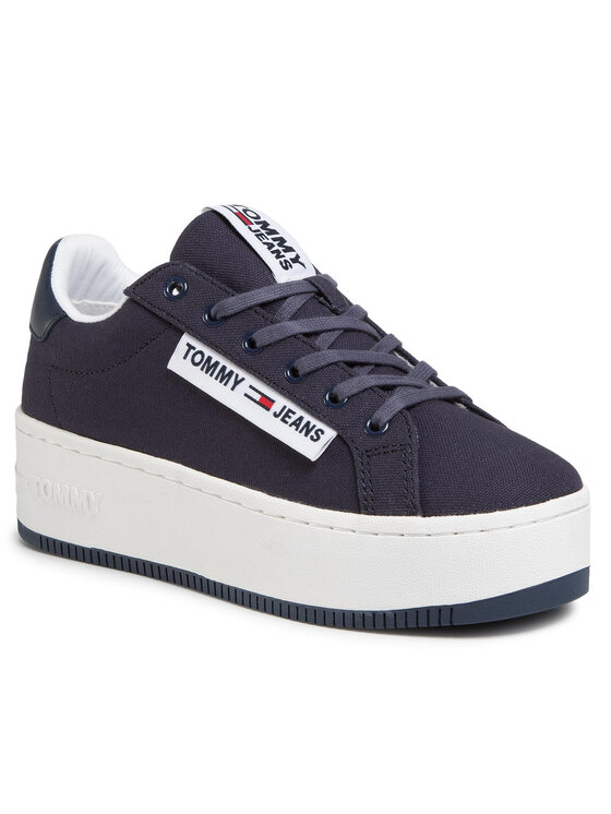 tommy jeans oversized label icon sneaker