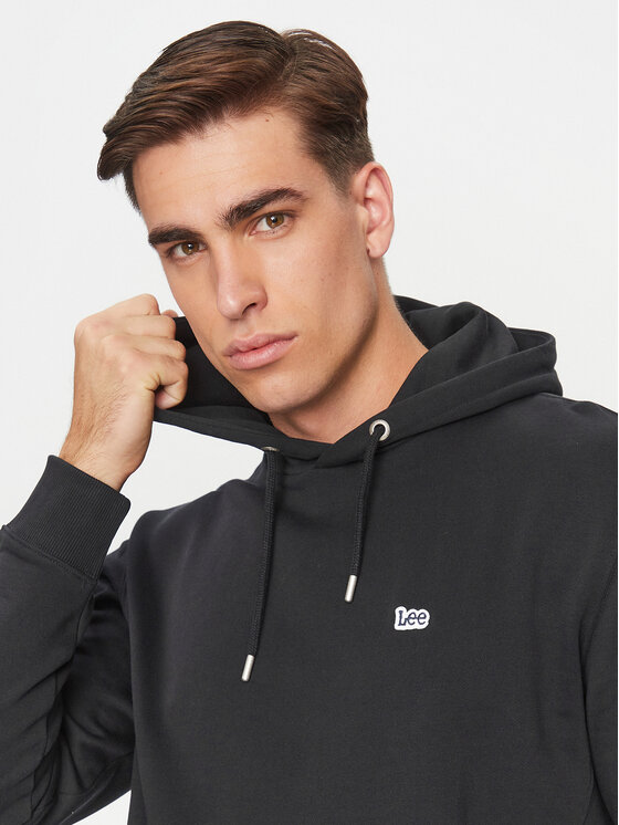 Lee Lee Felpa 112341665 Nero Regular Fit