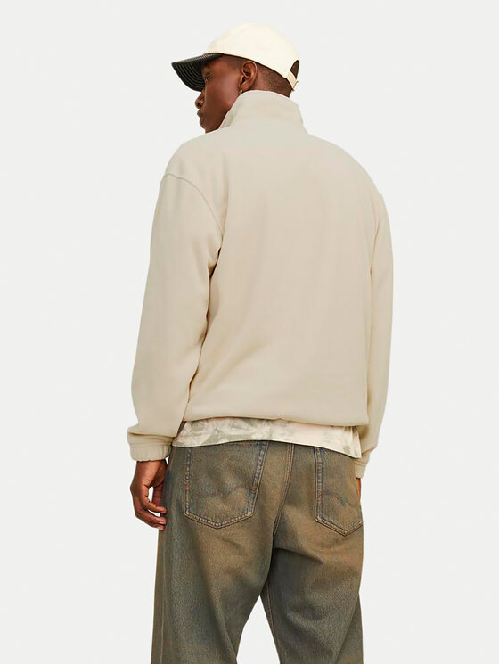 Jack&Jones Jack&Jones Felpa di pile Vesterbro 12262981 Beige Relaxed Fit