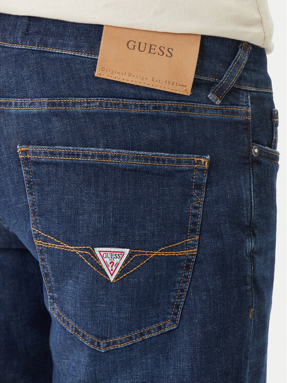 Guess Guess Džínsové šortky M6GD01 D0754 Modrá Regular Fit