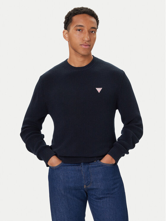 Guess Guess Пуловер M4BR30 Z3HM1 Тъмносин Regular Fit