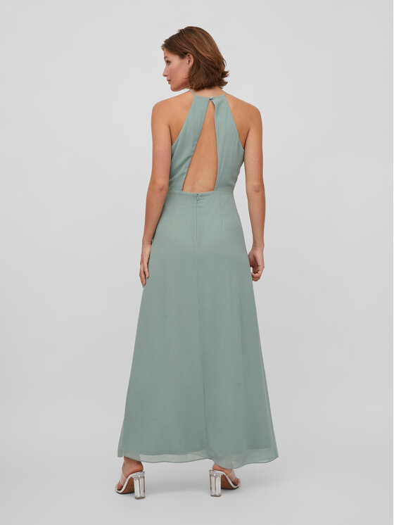 Vila Vila Õhtune kleit Milina 14084838 Roheline Regular Fit