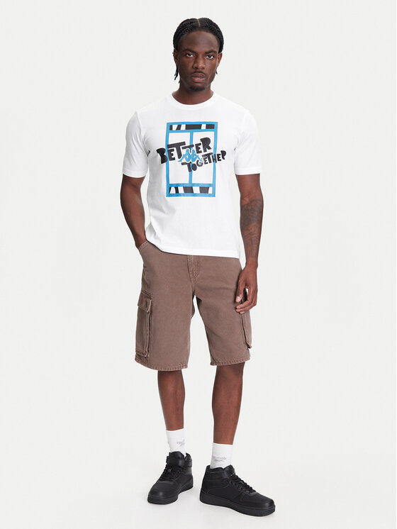 Kappa Kappa T-Shirt 351U8JW 001 Biały Regular Fit