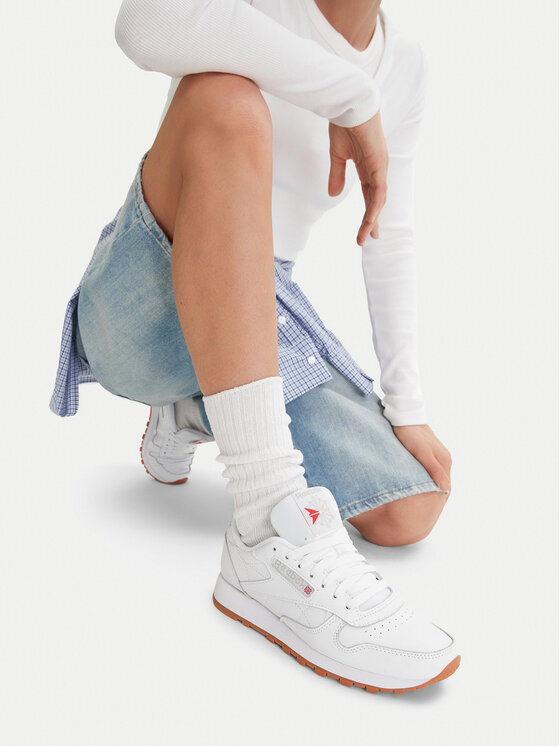 Reebok Reebok Сникърси EO-CLASSIC LEATHER 100008495 Бял