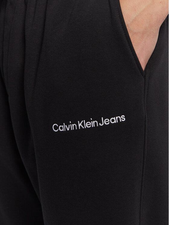 Calvin Klein Jeans Calvin Klein Jeans Spodnie dresowe J30J322925 Czarny Relaxed Fit