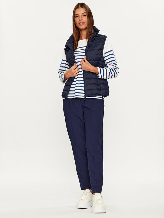 United Colors Of Benetton United Colors Of Benetton Bezrękawnik 2TWDDJ003 Granatowy Regular Fit
