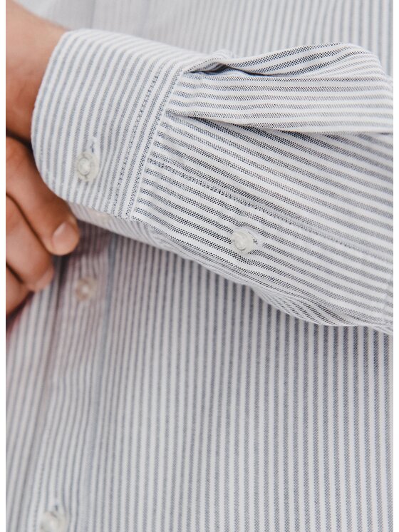 Pako Lorente Pako Lorente Koszula P25WF-1X-004 Szary Slim Fit