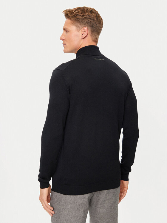 KARL LAGERFELD KARL LAGERFELD Гольф 655058 544399 Чорний Regular Fit