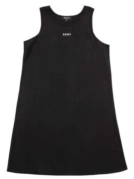 DKNY DKNY Ежедневна рокля D32727 Черен Regular Fit