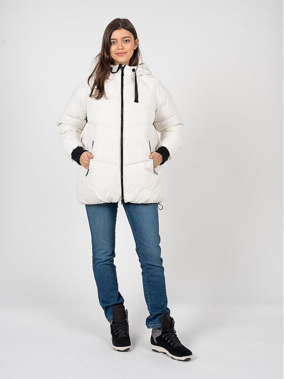 Geox Geox Kurtka przejściowa W2628N T2941 Biały Regular Fit