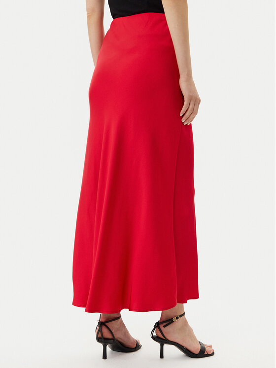 ViCOLO ViCOLO Maxi szoknya TD0472 Piros Slim Fit
