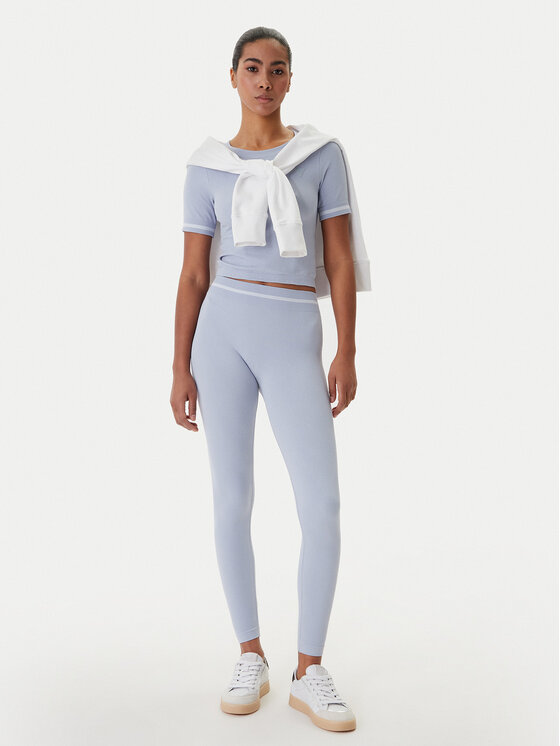 Guess Guess Legginsy V6RB05 Z4692 Błękitny Slim Fit