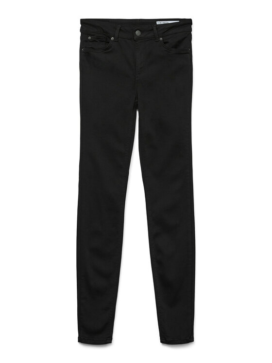 Vero Moda Vero Moda Džinsi Lux 10158160 Melns Slim Fit
