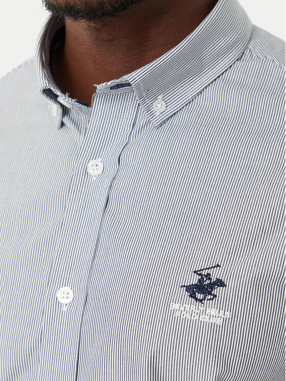 Beverly Hills Polo Club Beverly Hills Polo Club Košeľa P-SS26M-BRASS Tmavomodrá Regular Fit