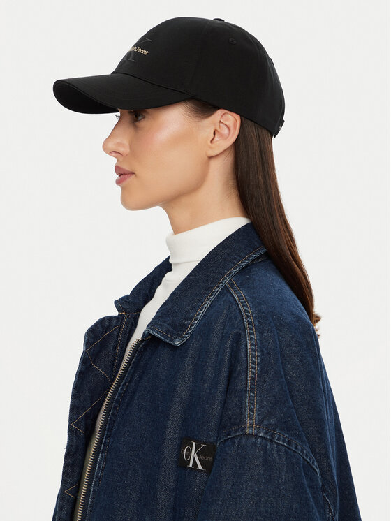 Calvin Klein Calvin Klein Cap Mono Logo Embro K60K612317 Schwarz