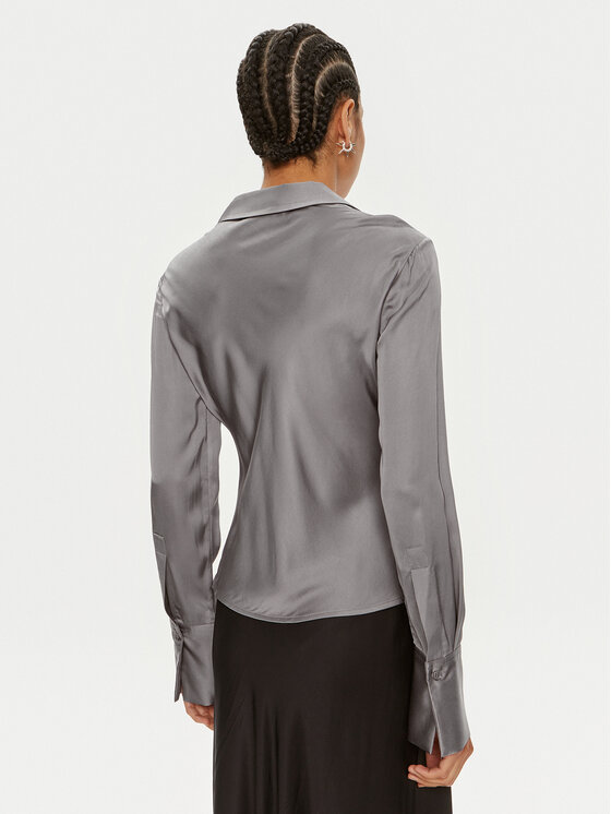 2NDDAY 2NDDAY Camicia Maria TT 2244131222 Grigio Regular Fit