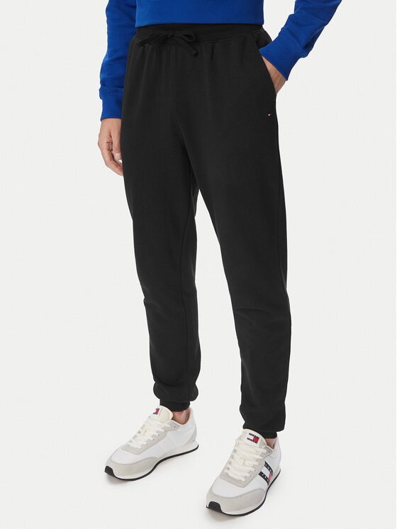 Tommy Hilfiger Долнище анцуг Essential MW0MW37236 Черен Regular Fit