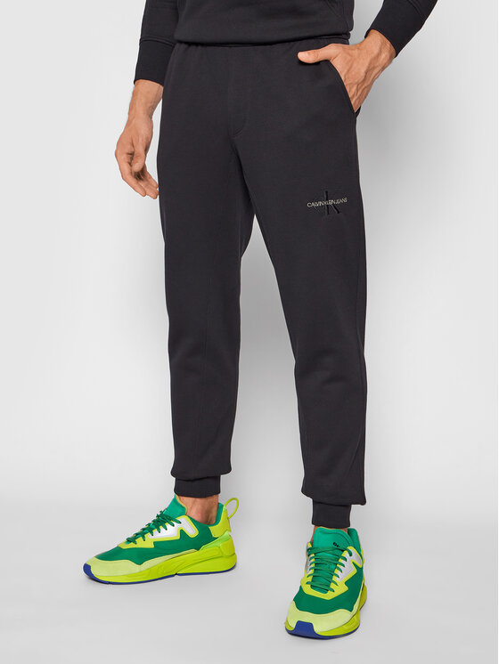 Calvin Klein Jeans Pantaloni trening J30J318159 Negru Regular Fit