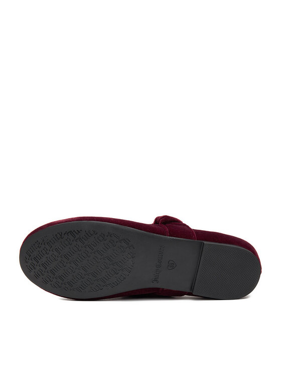 Juicy Couture Juicy Couture Baleriny CEO-CS6515-01 Bordowy