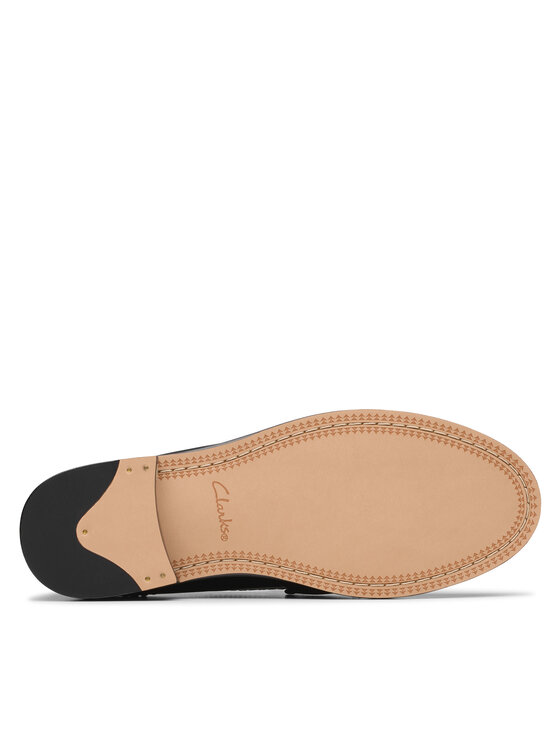 Clarks Clarks Mokasyny Straven Edge 26181277 Czarny