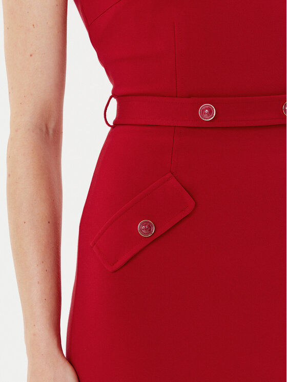 Marciano Guess Marciano Guess Kleid 177067 Rot Classic Fit